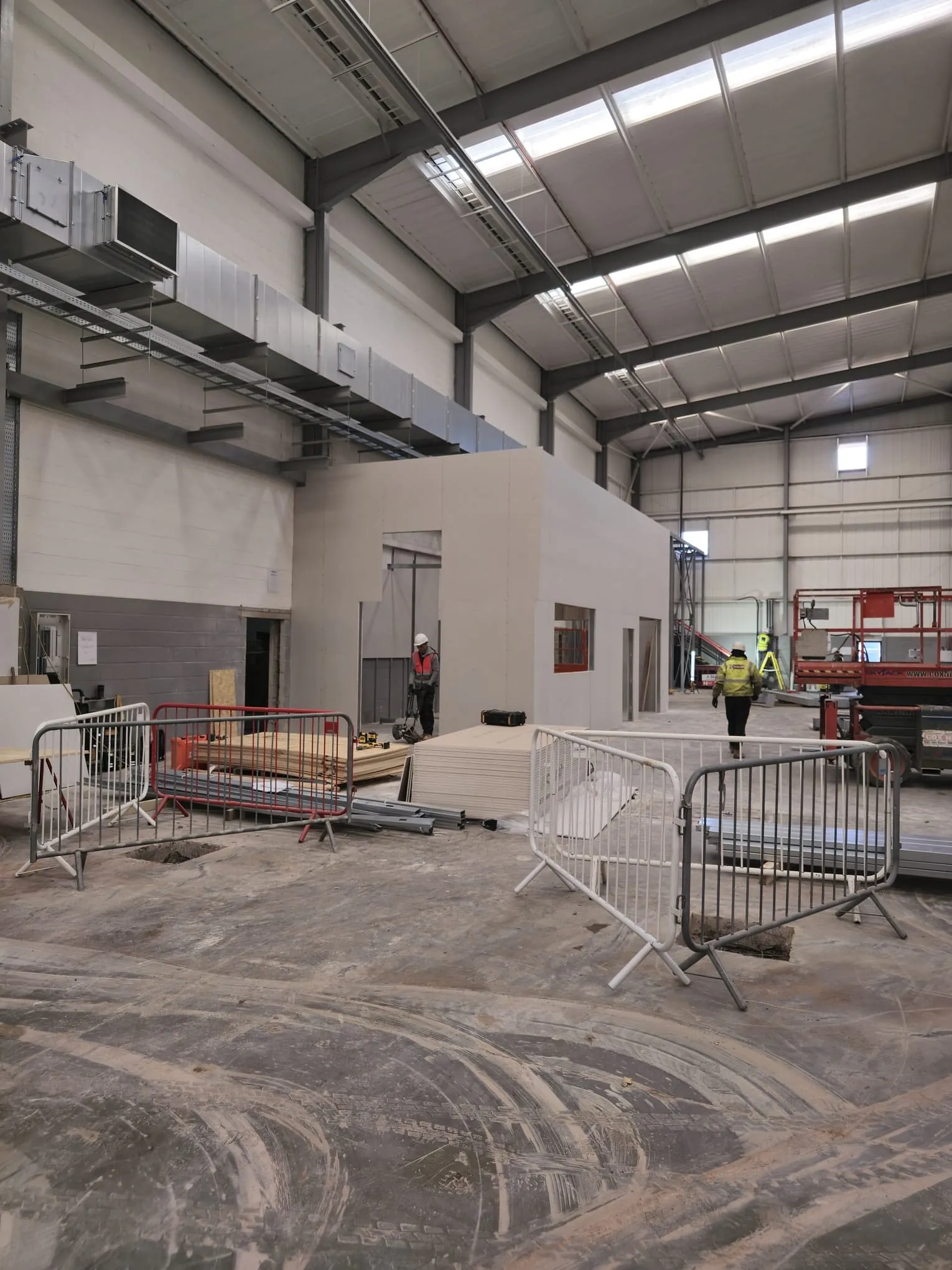 plasterboarding