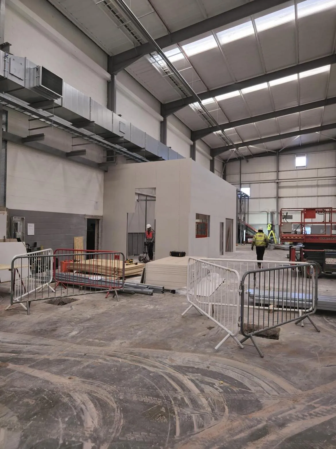Plasterboarding