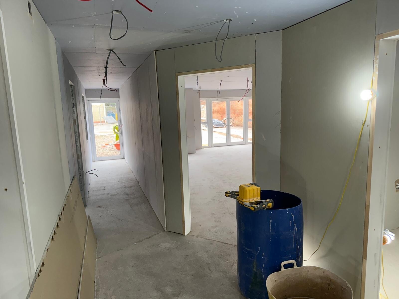 Interior plaster boarding O'Day Interiors